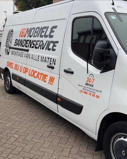 Interventiewagen van IB Mobiele Banden Service klaar voor spoed bandenherstelling of klapband vervanging